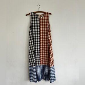 Caron Callahan Gingham Dress